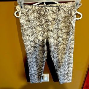 Yummie brand leggings. Snakeskin pattern